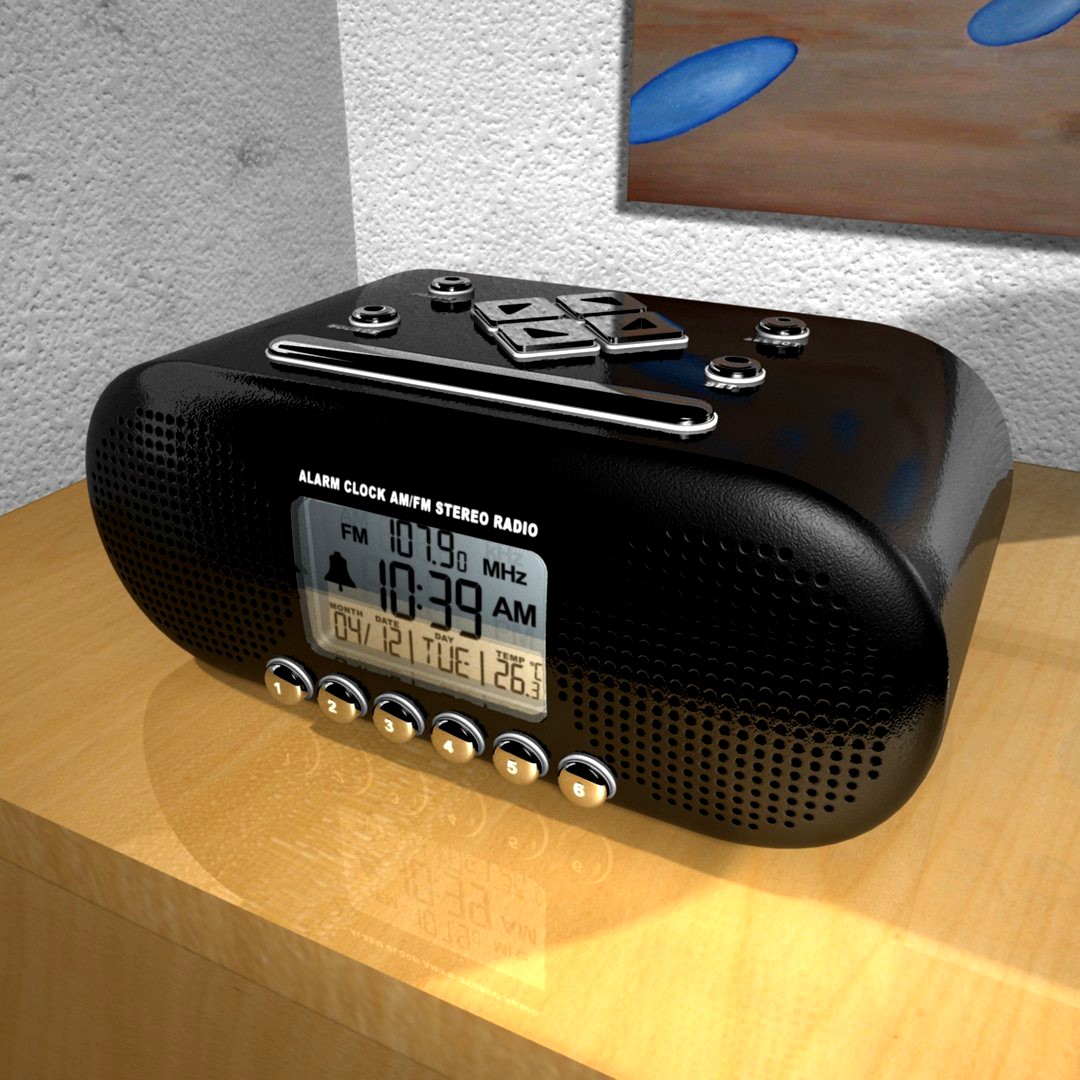 Alarm Clock AM/FM Stereo Radio