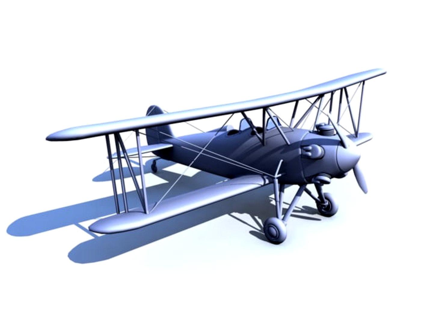 Great Lakes Biplane Model
