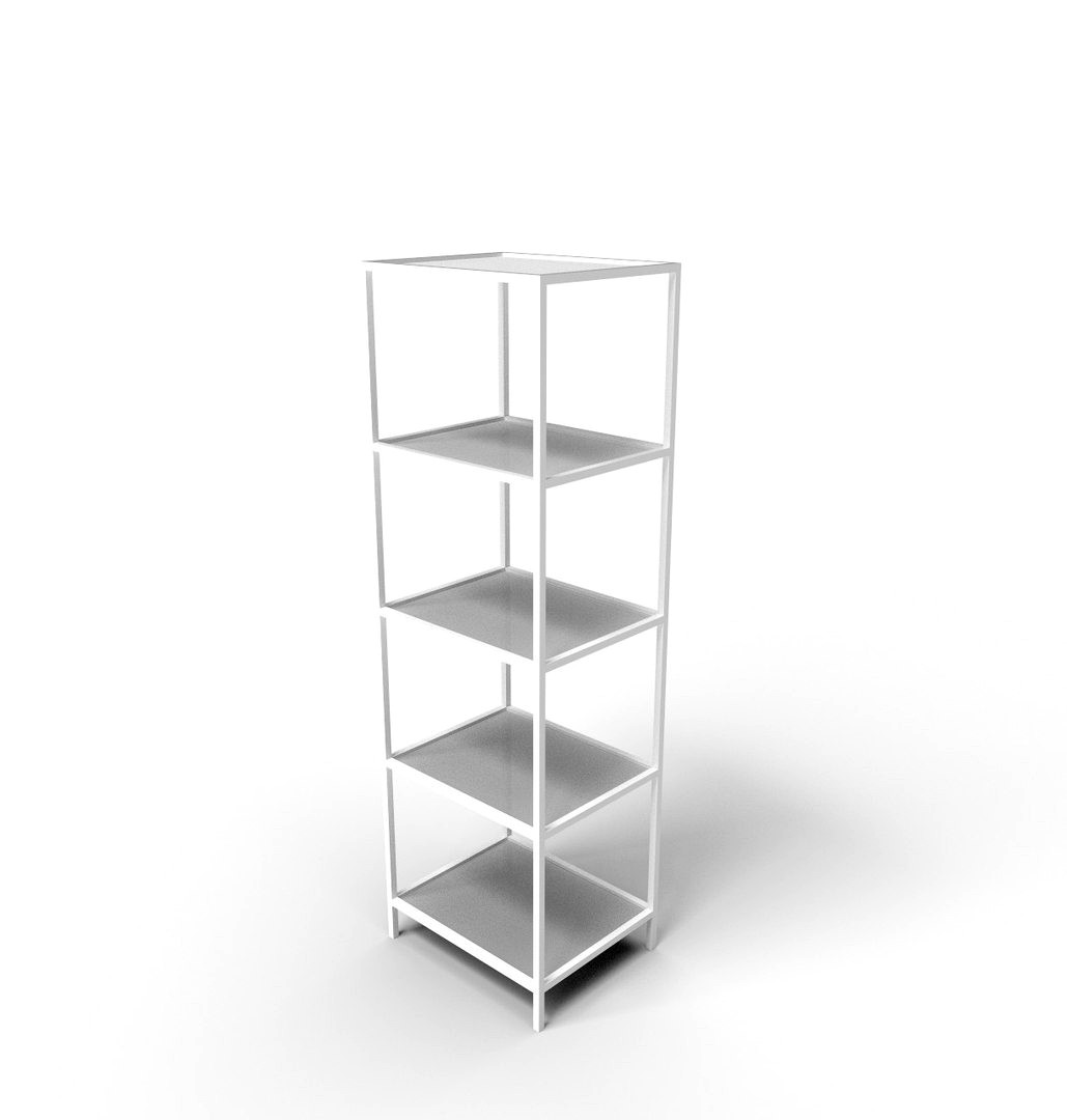 Frosted glass rack