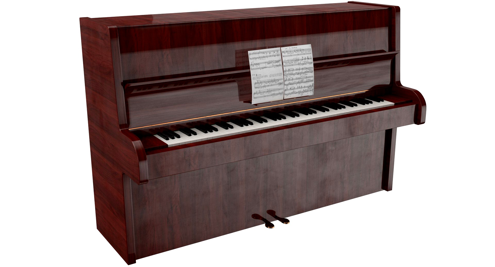 Wooden Upright Piano