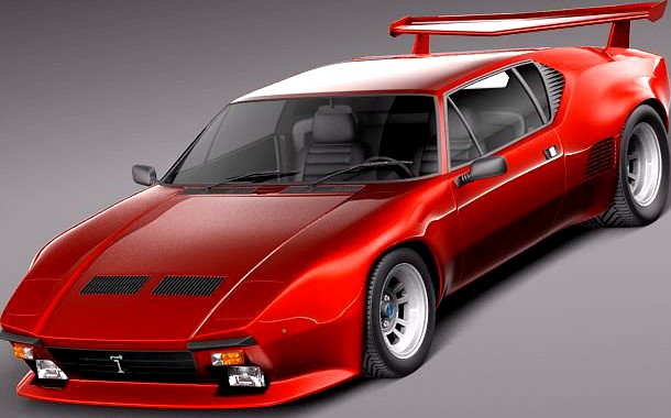 De Tomaso Pantera GTS 1990 3D Model