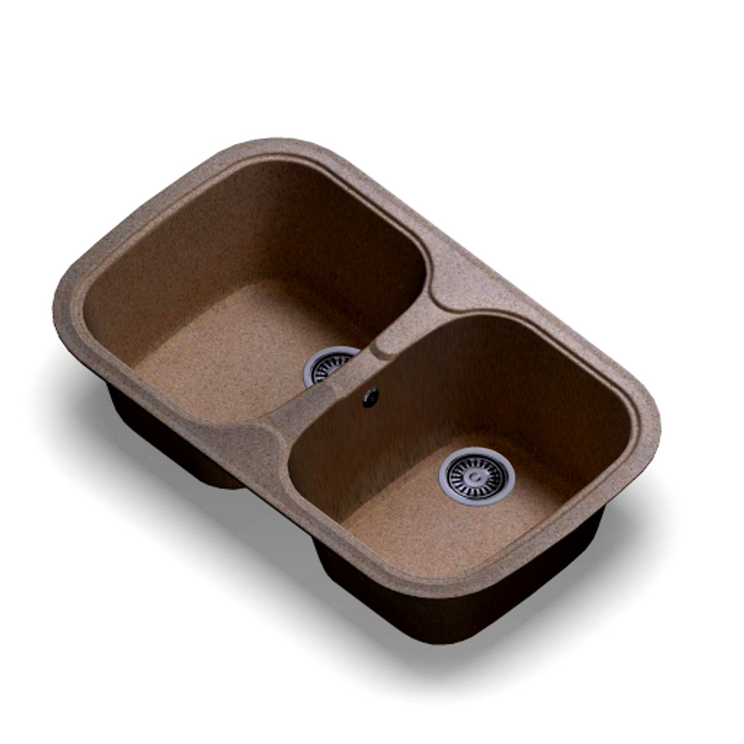 Sink Polygran F-150 sand