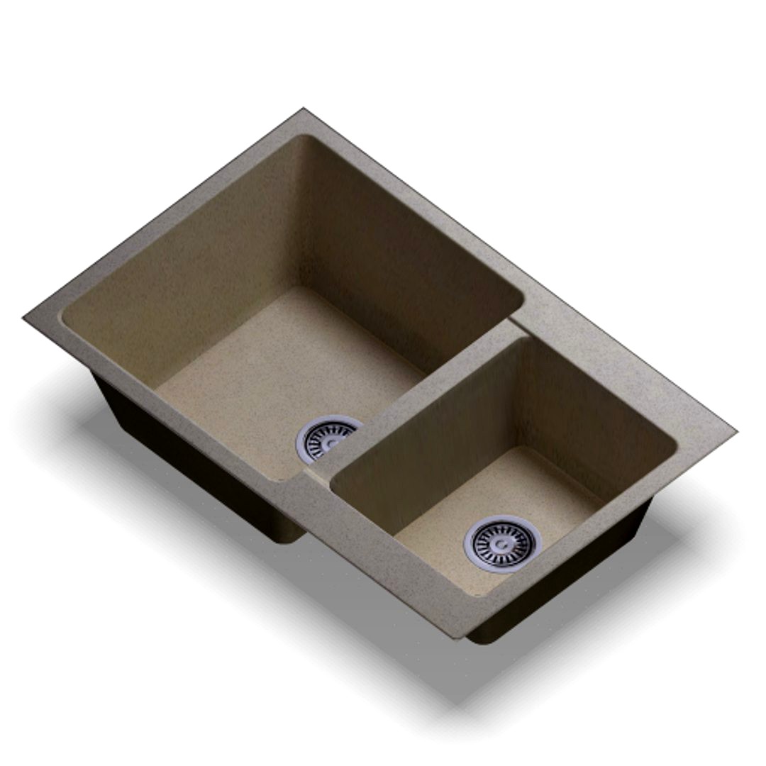 Sink Polygran F-15 opal