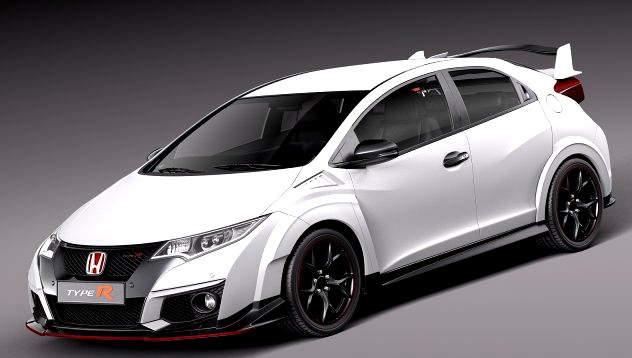 Honda Civic Type R 2016 3D Model