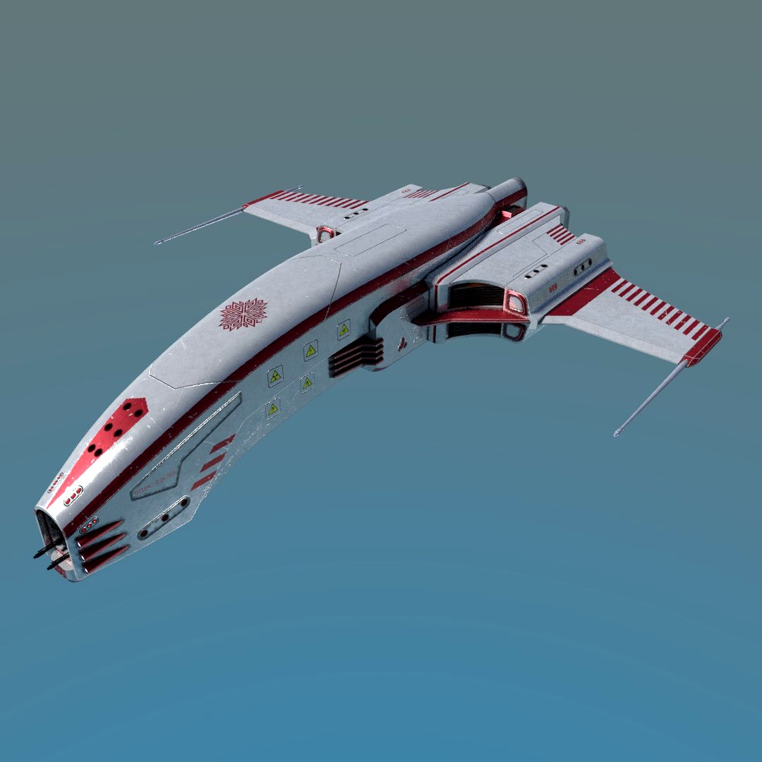 Spaceship Dagger Type 1 White