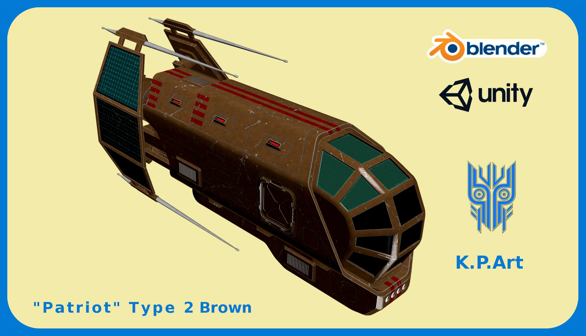 Spaceship Patriot Type 2 Brown