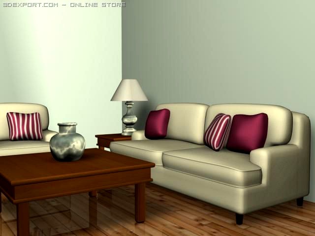 Living Room 3D Model