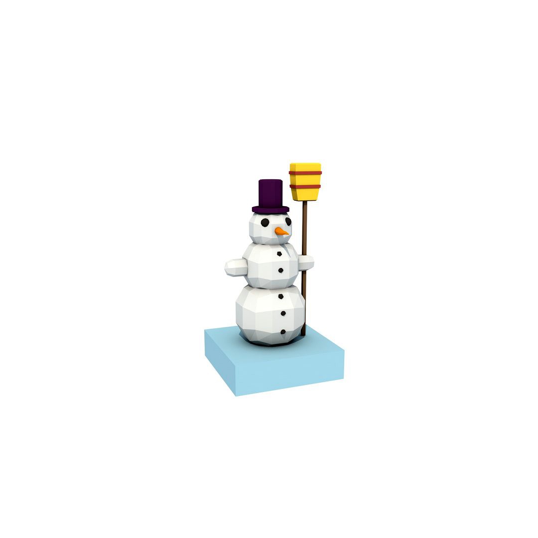 Lowpoly Snowman