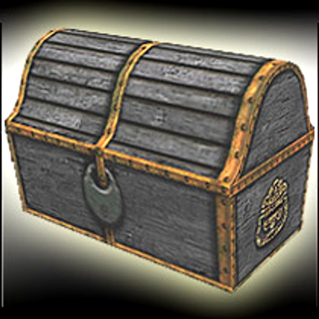 Low Polygon Treasure Chest