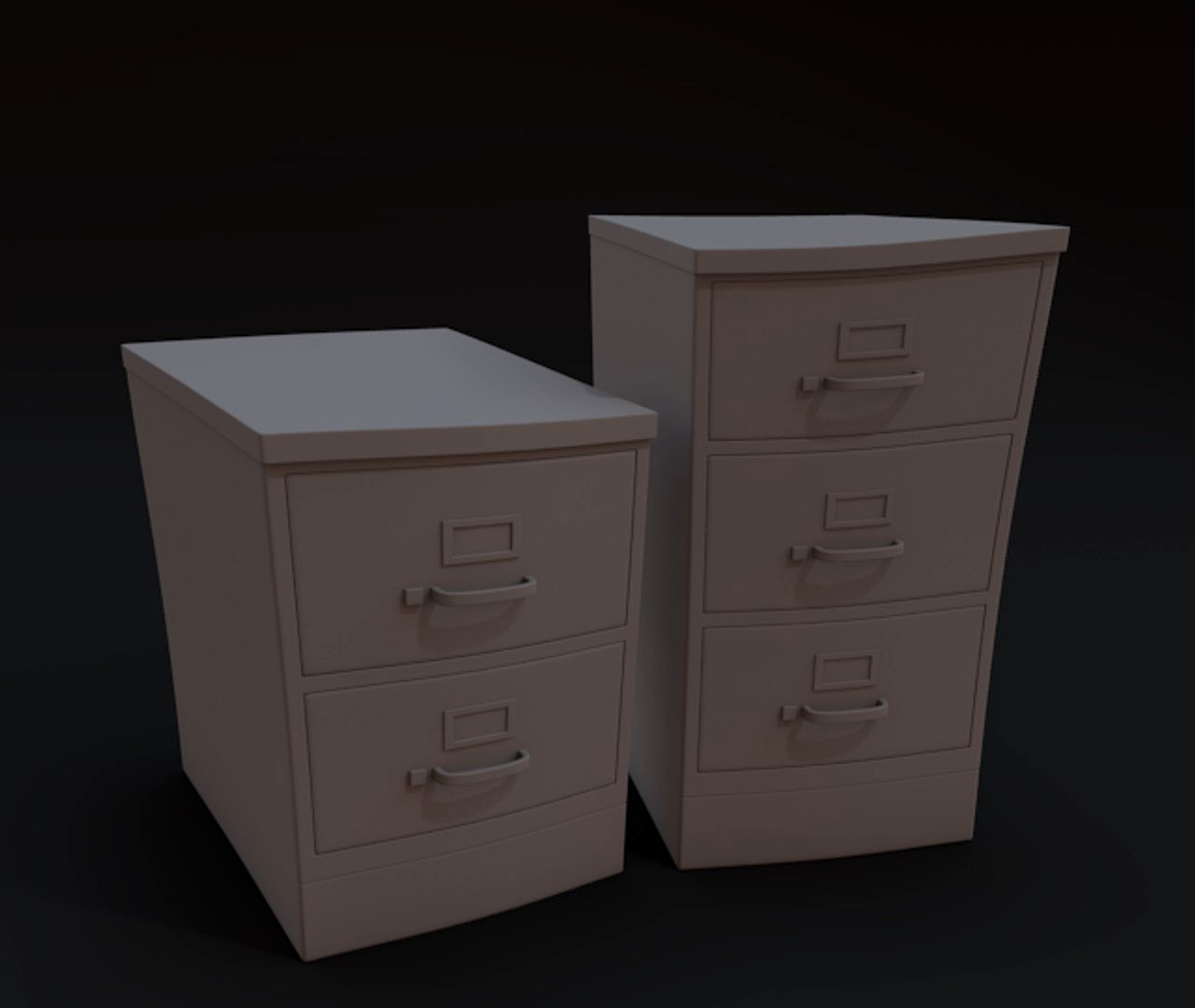 Cartoon File Cabinet Small Collection