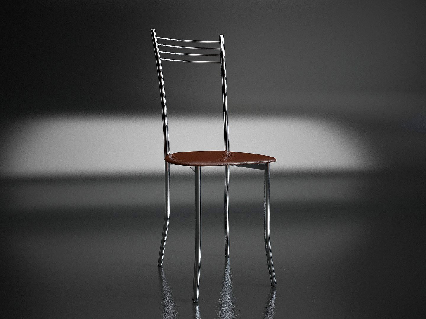 chrome chair
