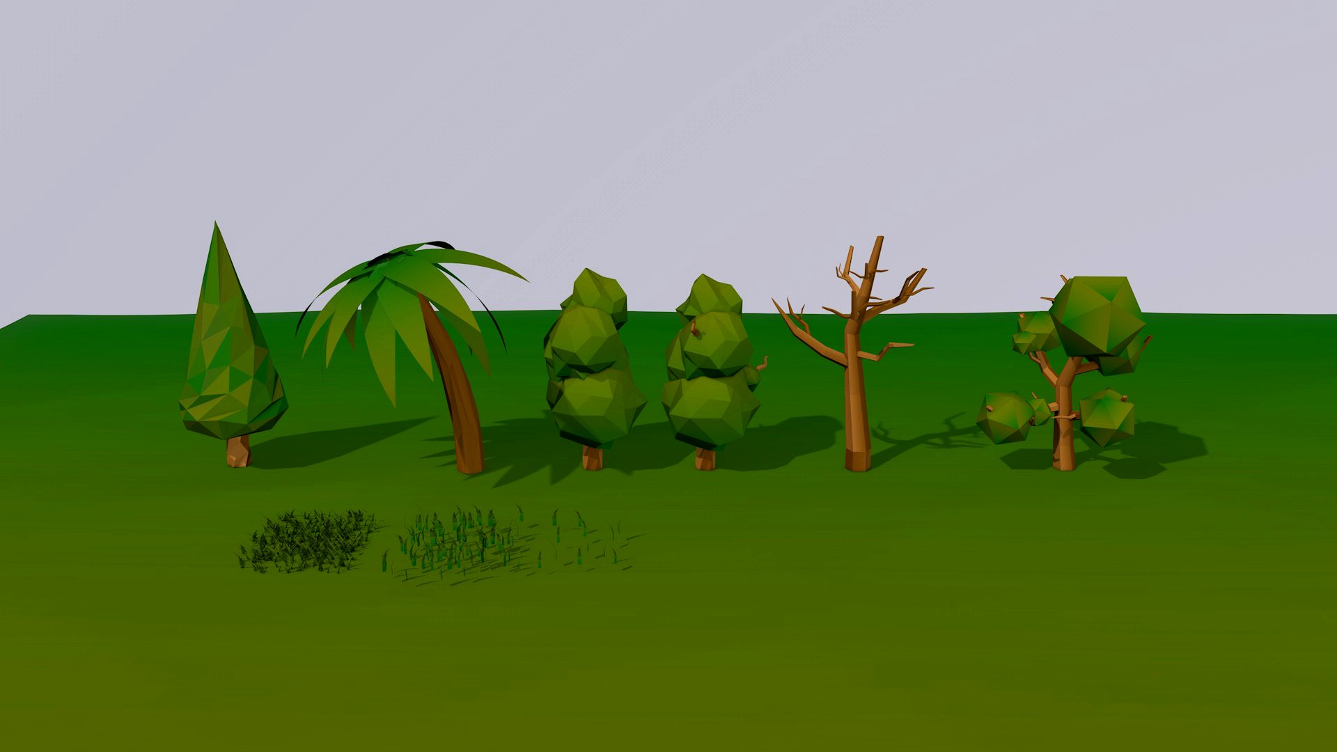 Low Poly Tree creation toolkit