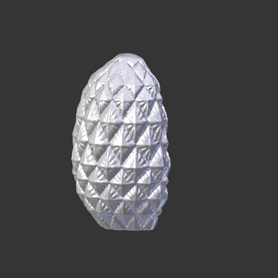 3D Pineapple Mold Model Print Ready 3D print model