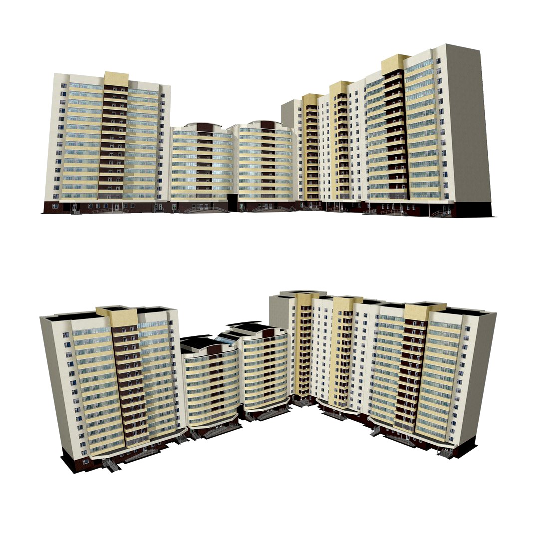 Residential multi-storey sectional house
