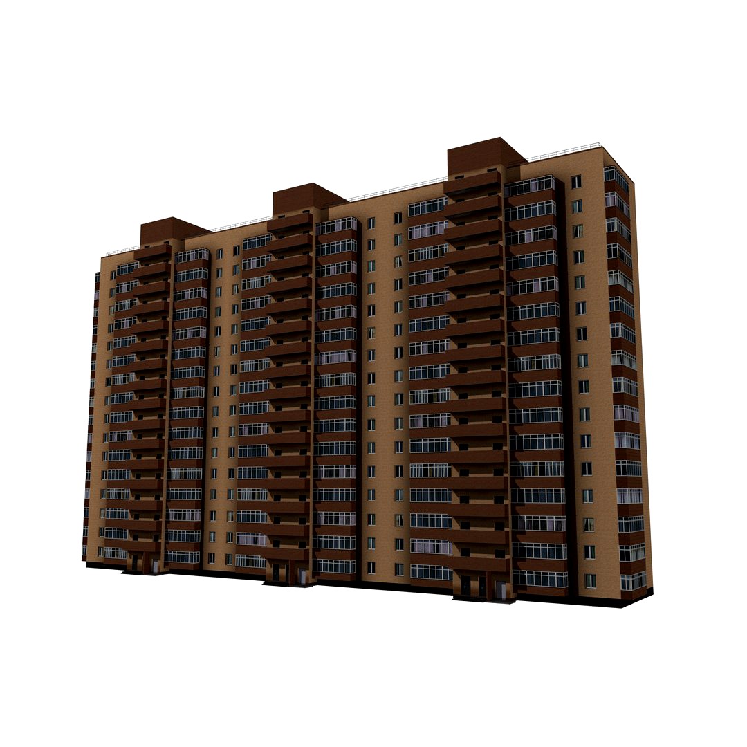Brick multi-storey residential building