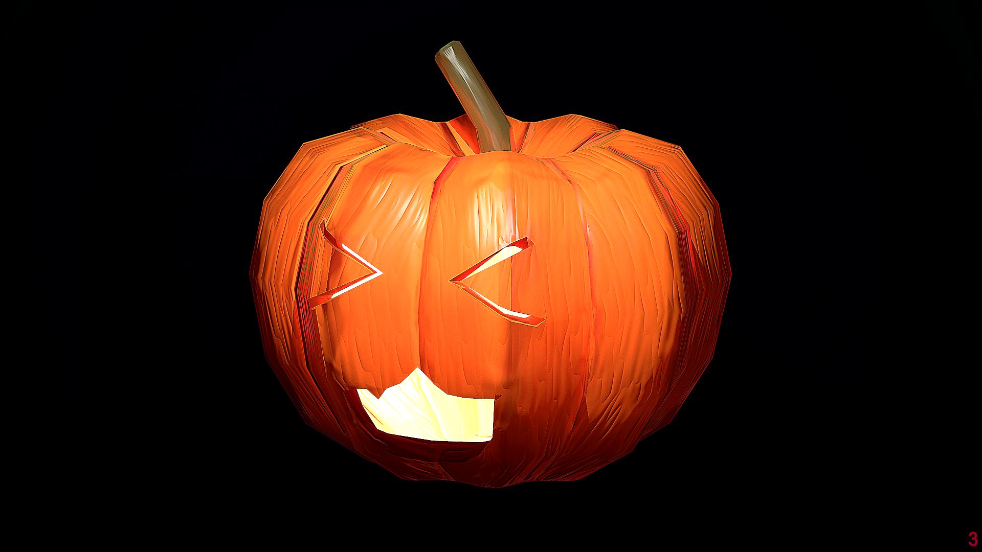 Halloween anime Cartoon Pumpkin