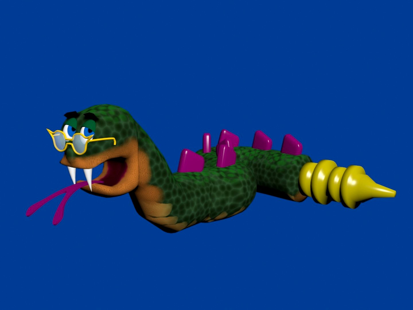 Cartoon snake