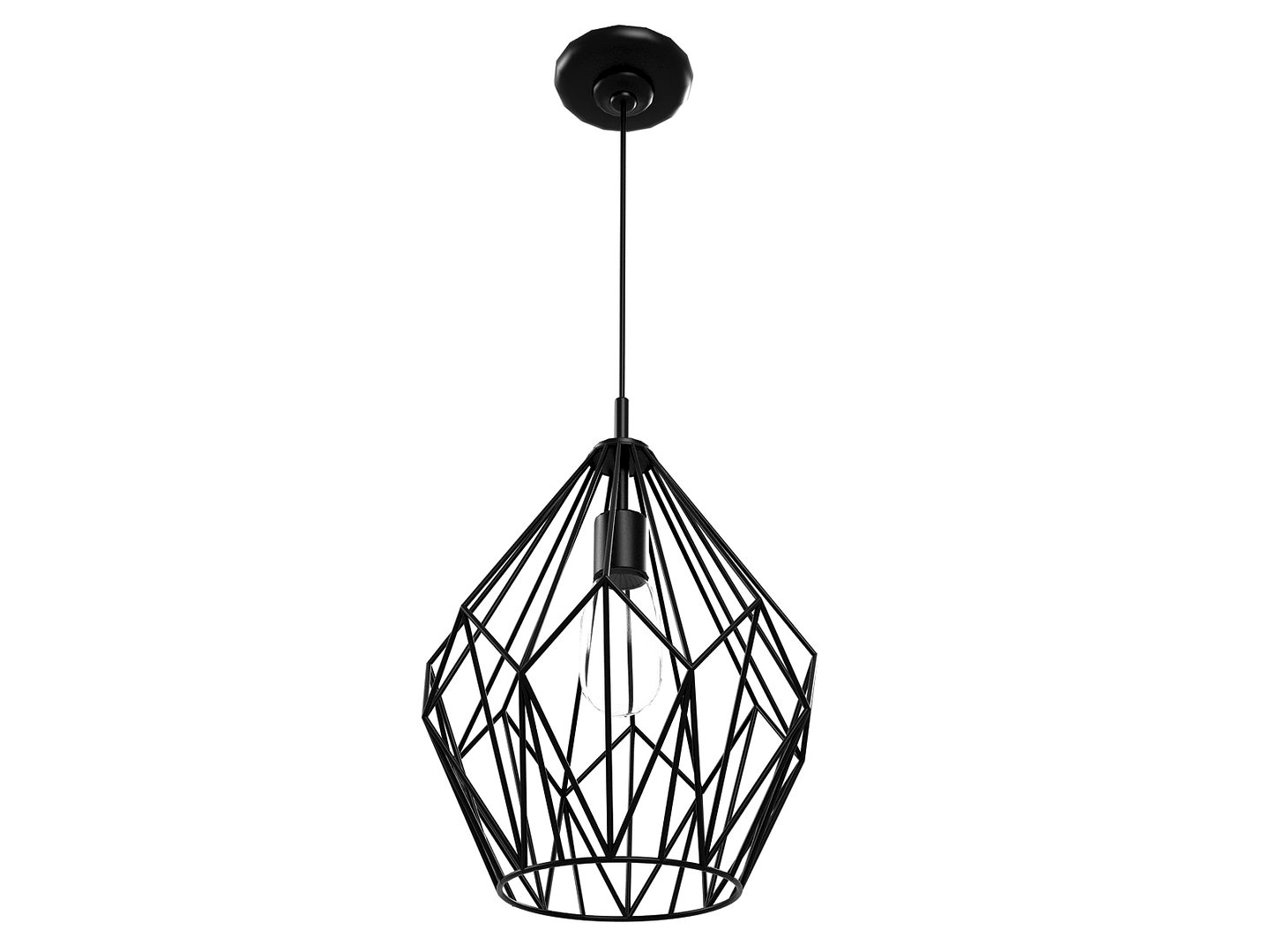 Suspension wire lamp