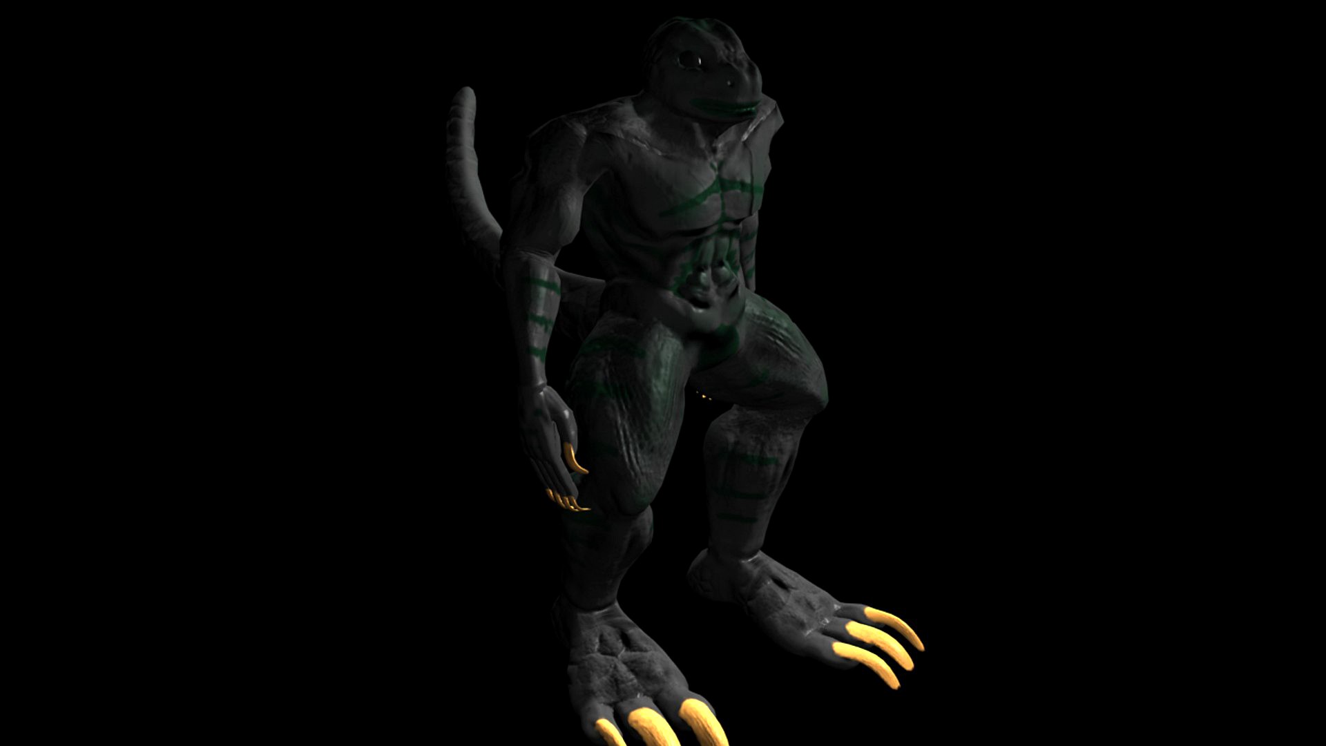 Humanoid Lizard Man