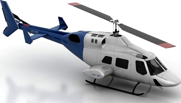 Helicopter 3D Model