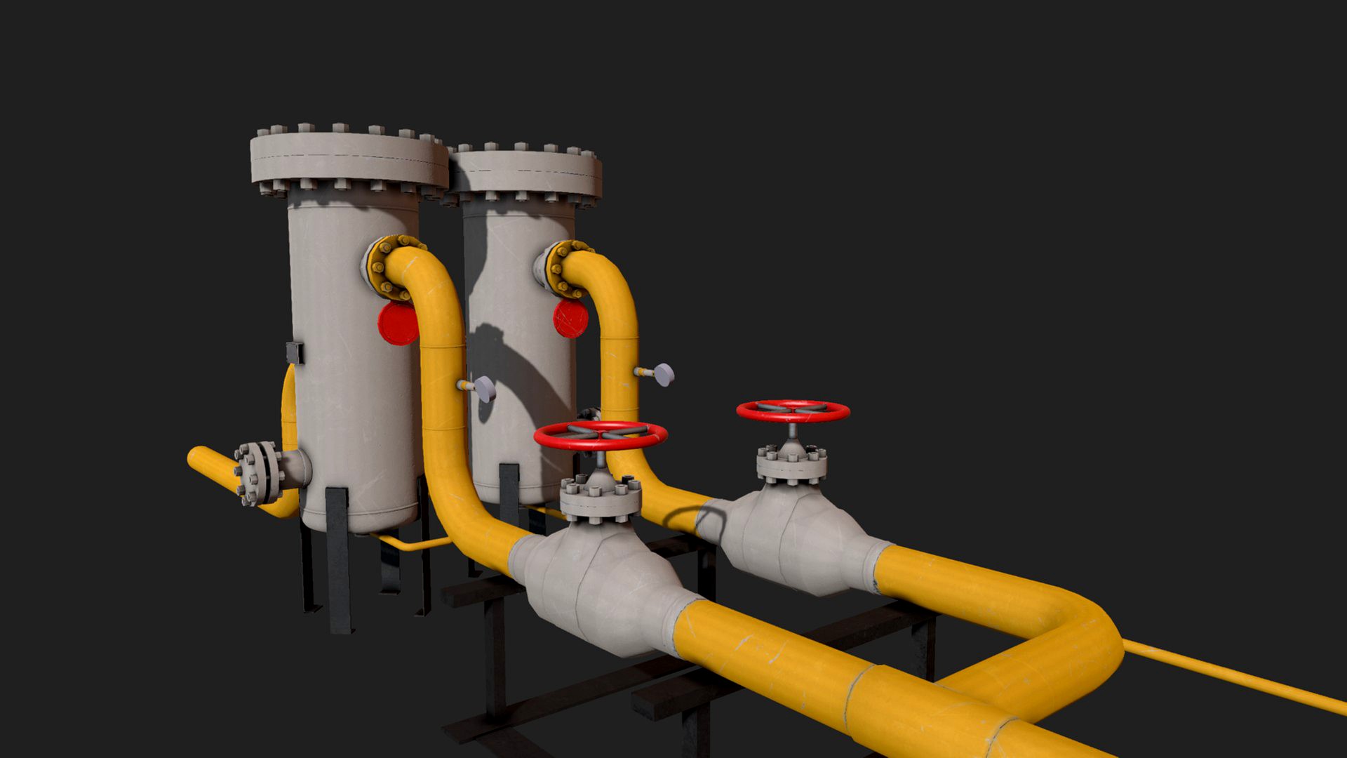 gas pipes