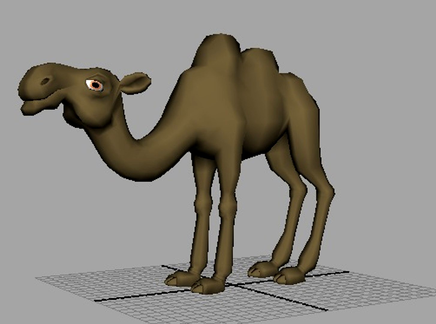 Camel low poly