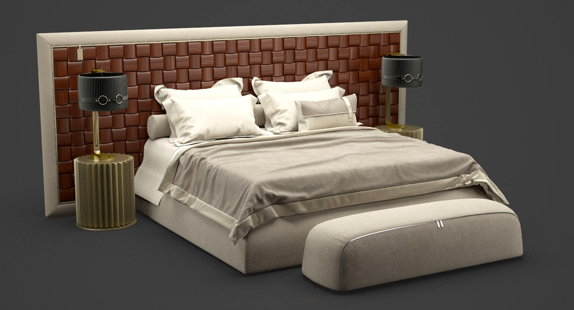 Photorealistic Bed 006