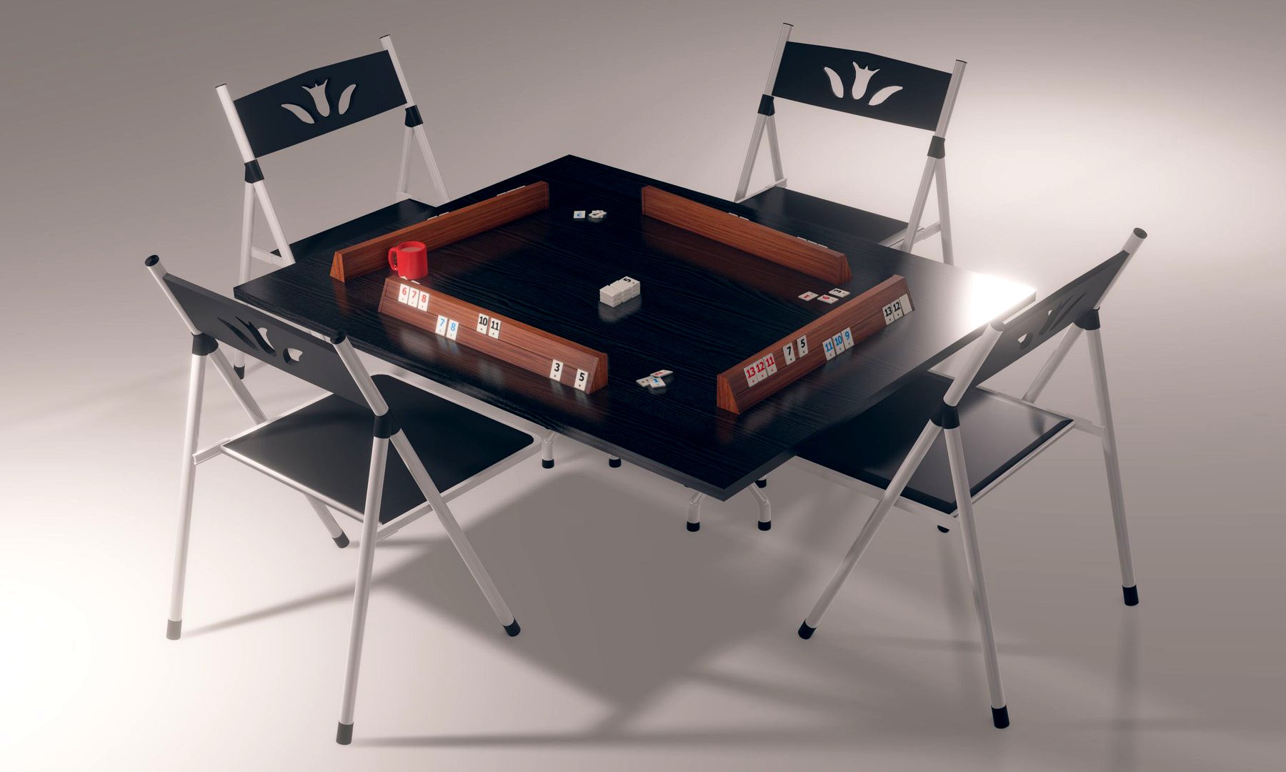 Rummikub Table 3d Model