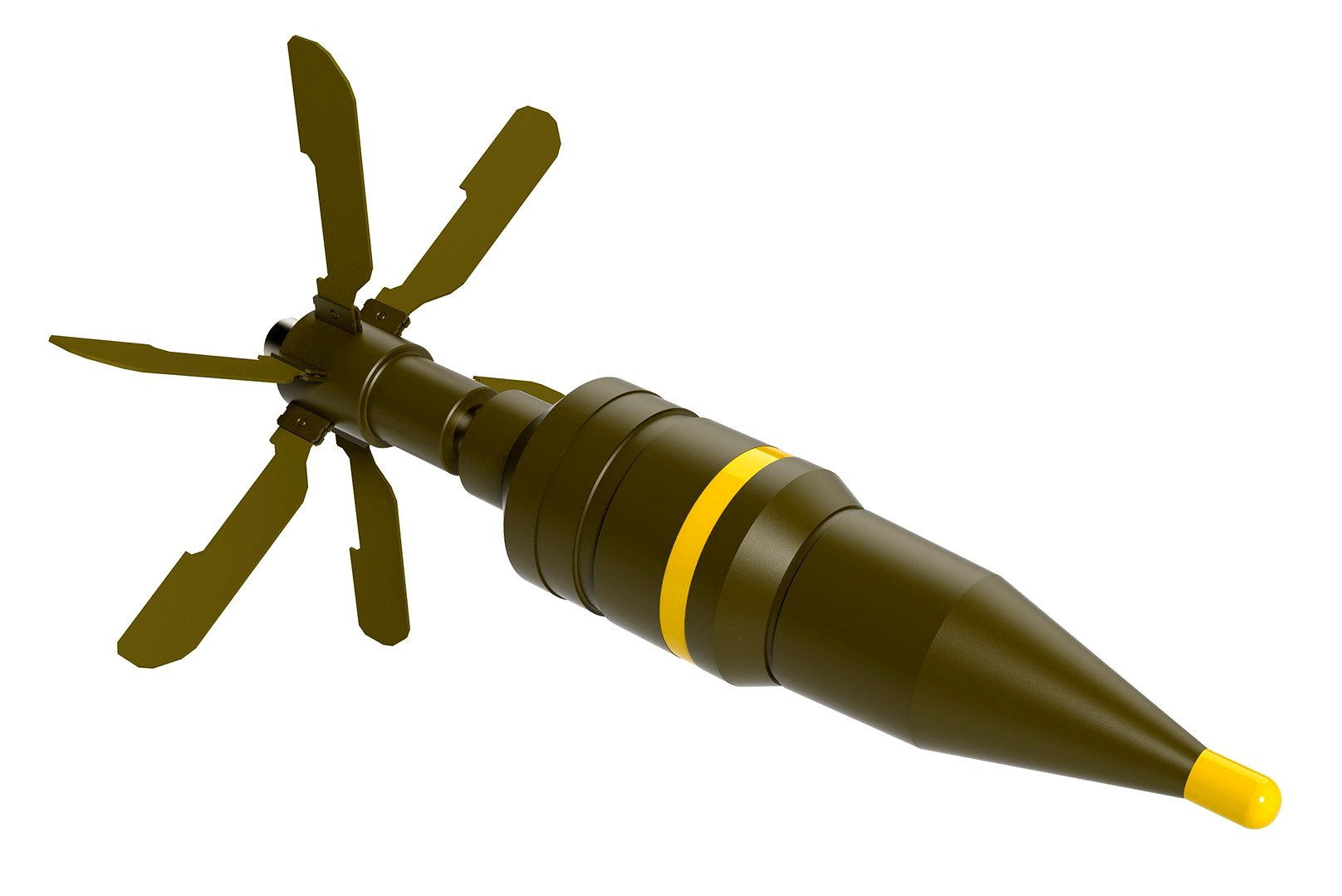 Cumulative anti-tank projectile