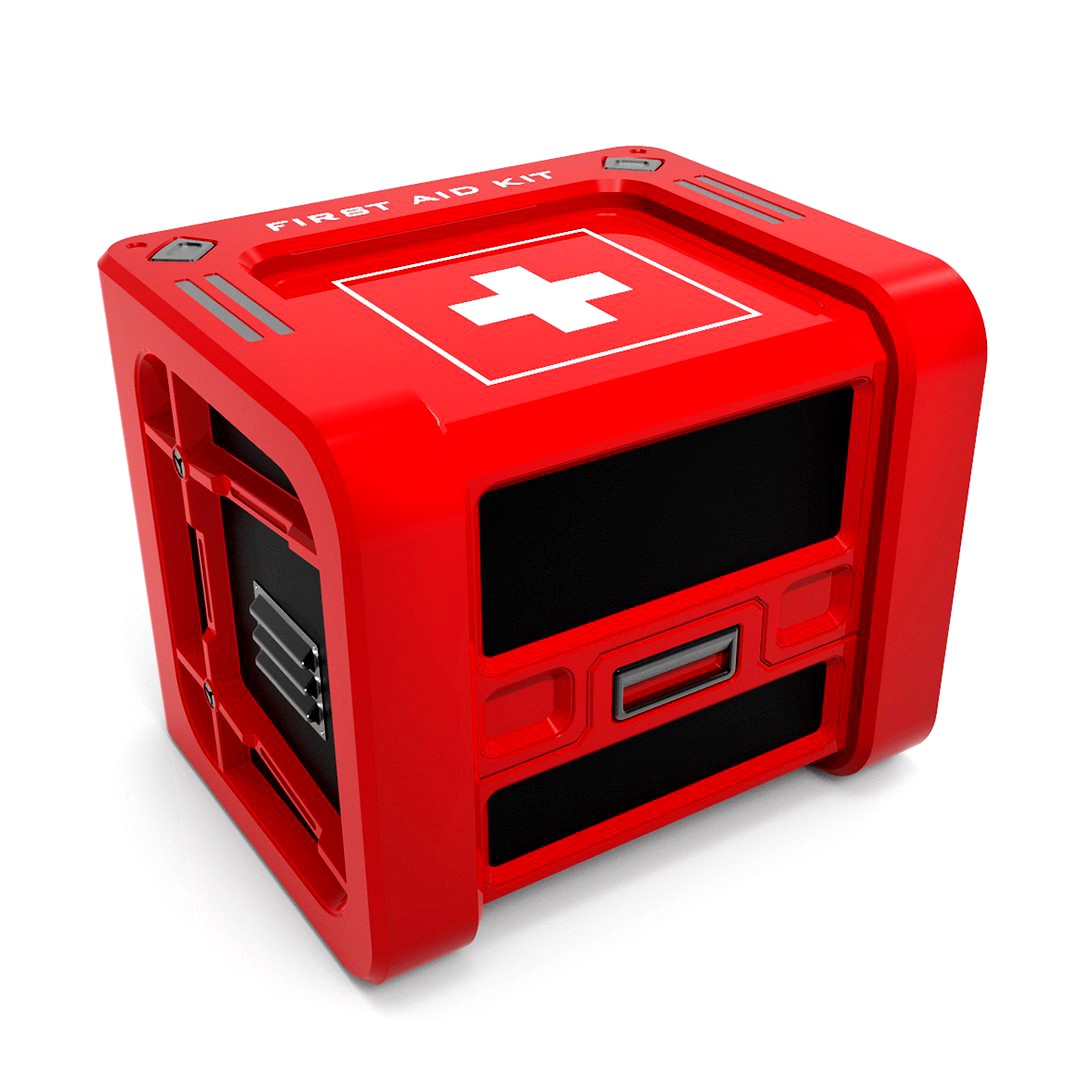 First aid kit - futuristic box