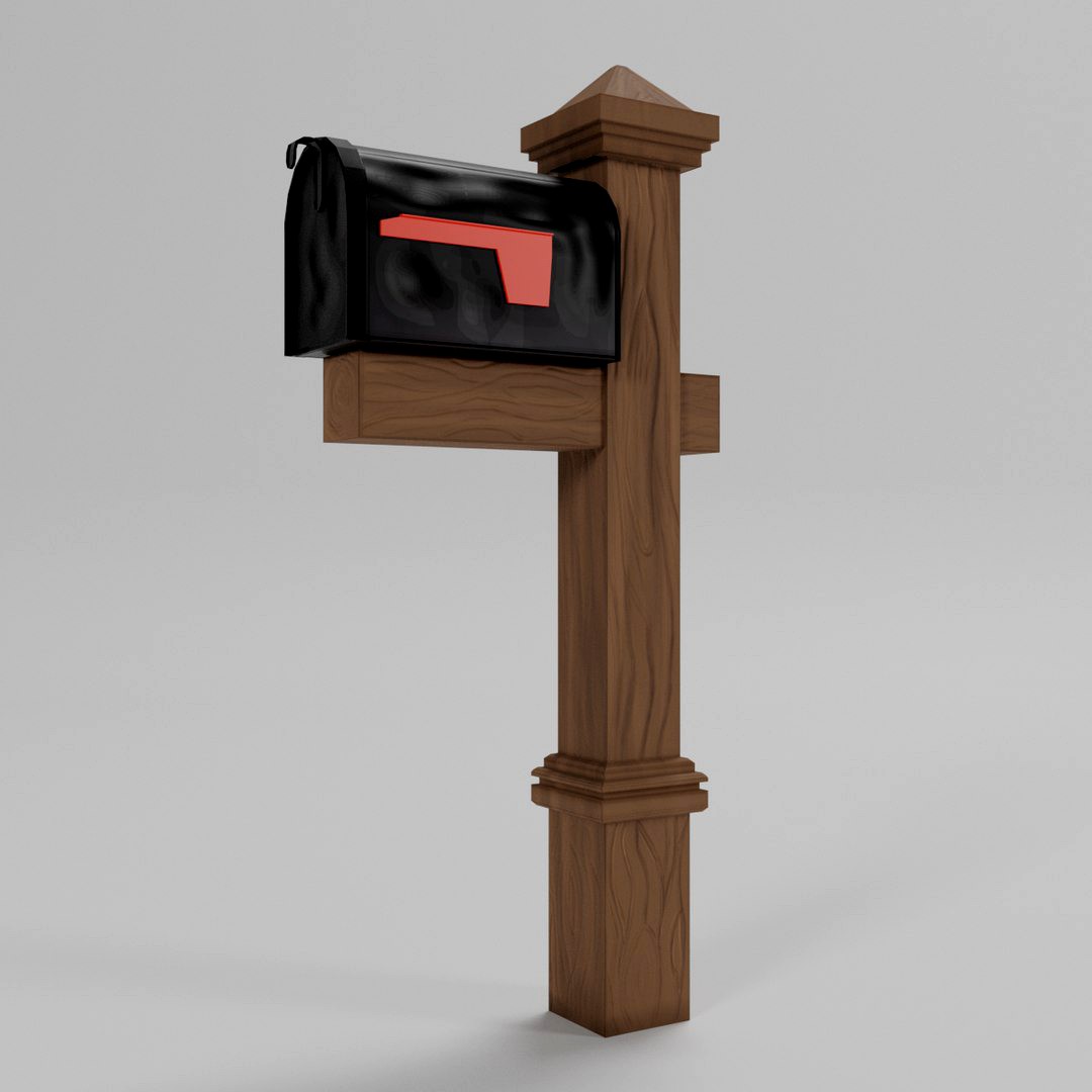 Low Poly Mailbox