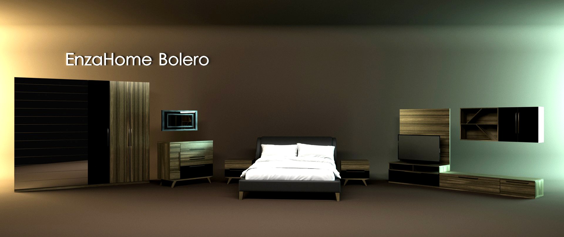 3D furniture set (BOLERO) EnzaHome