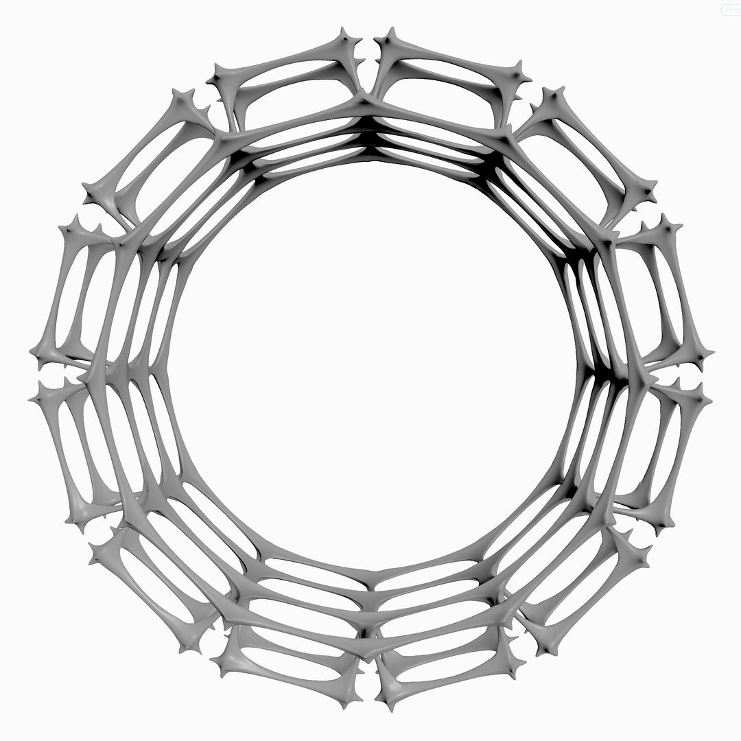 Sci-fi Ring With Spikes