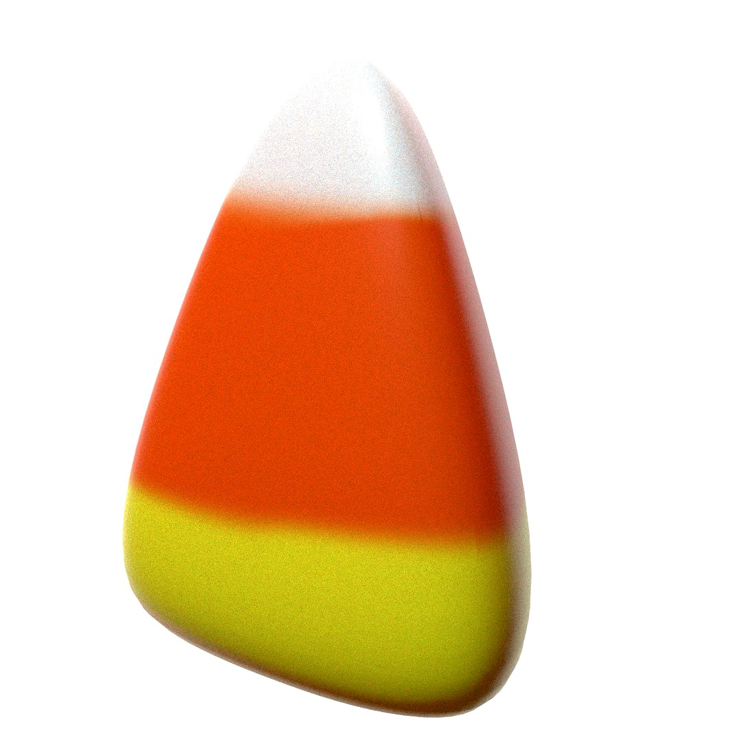 Simplistic Candy Corn 3 Sided