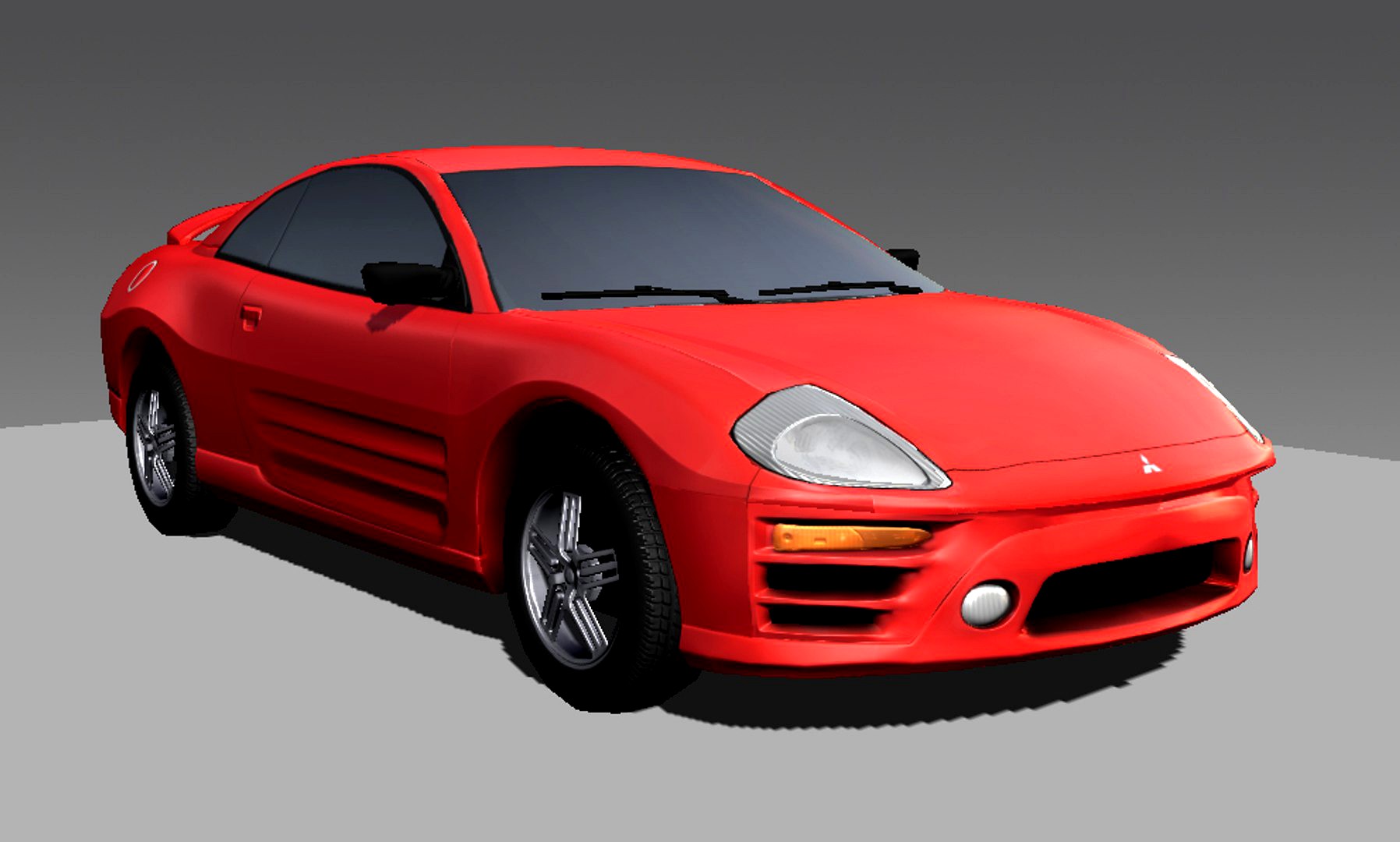 2003 Mitsubishi Eclipse - Low Poly Model