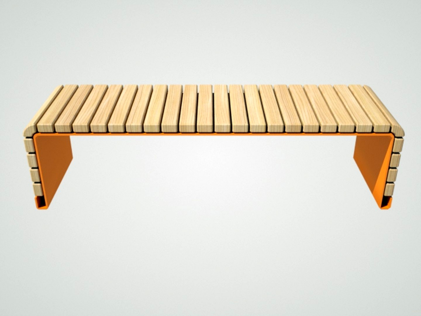 bench orange