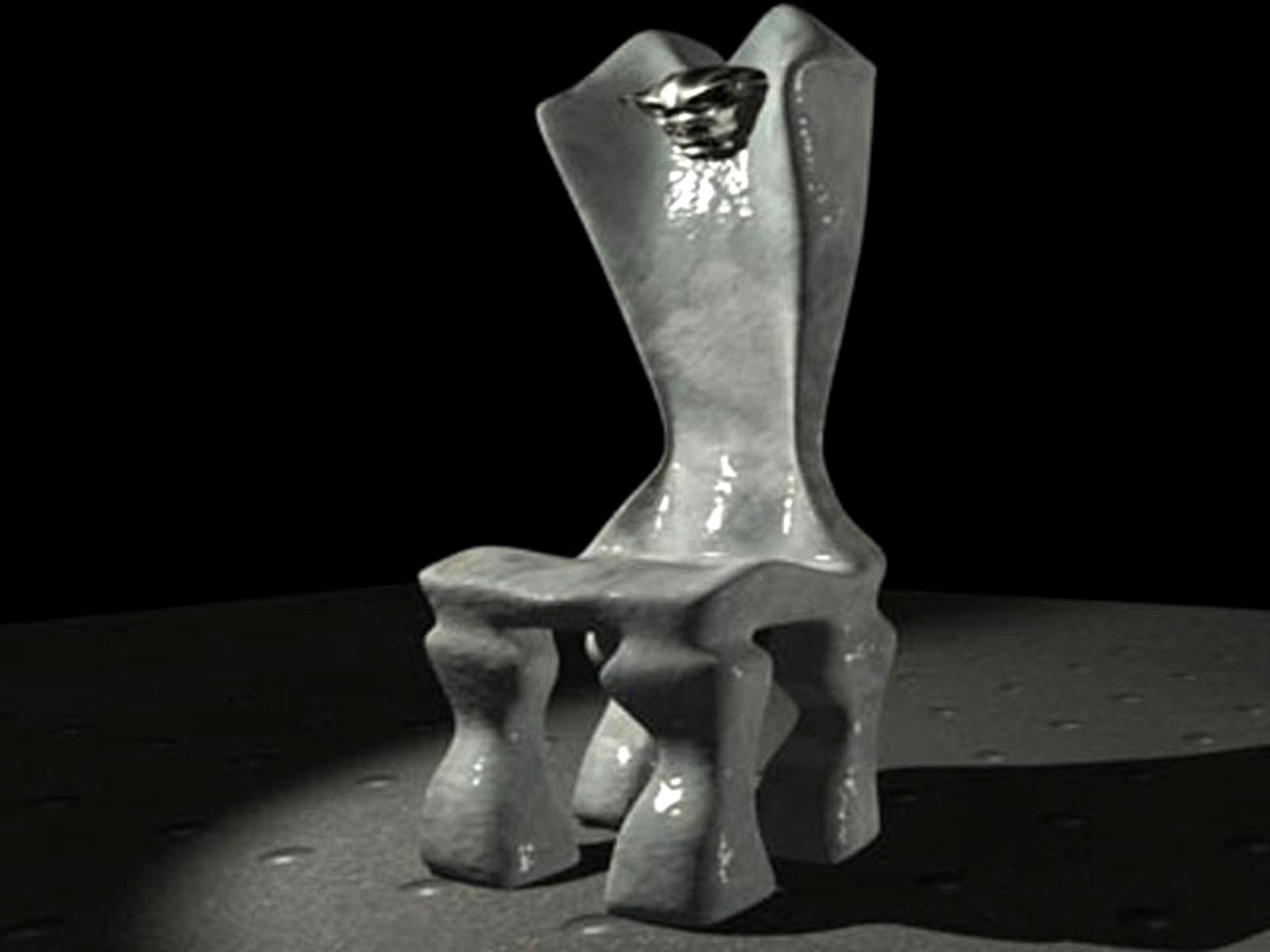 marble chair