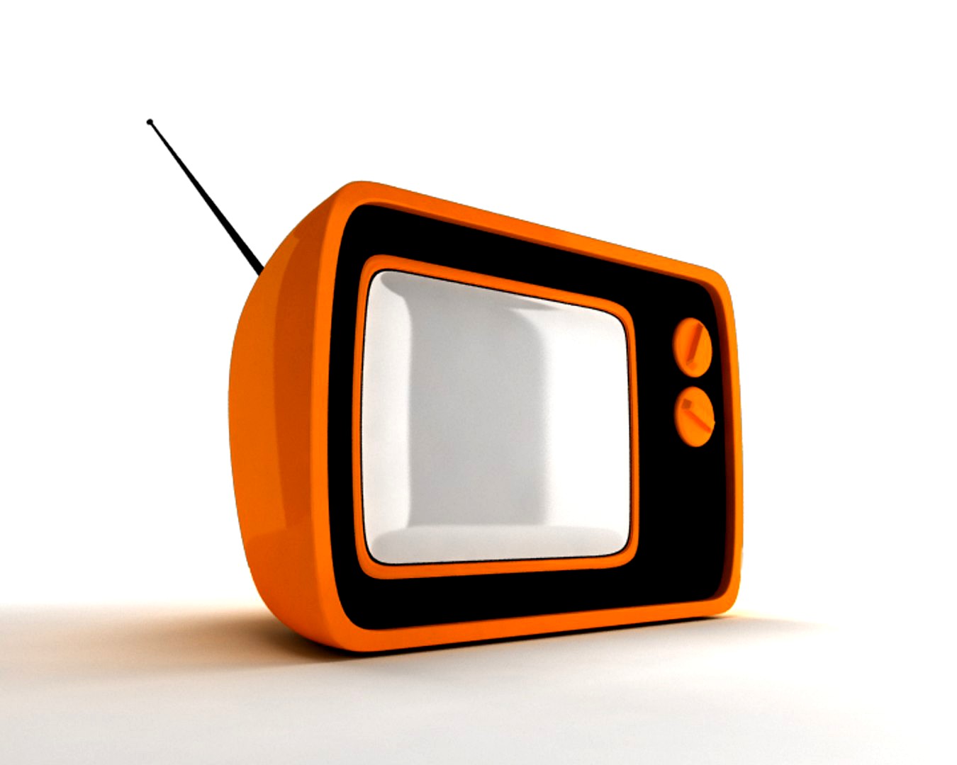 Retro portable TV