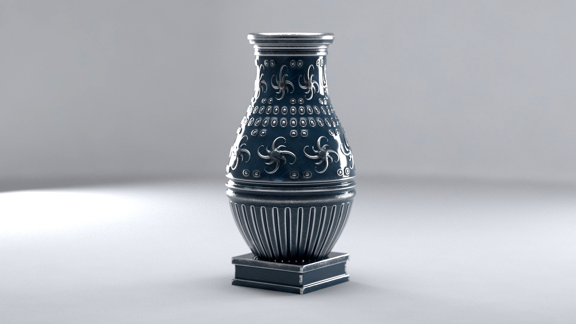 Sculpted vase 031