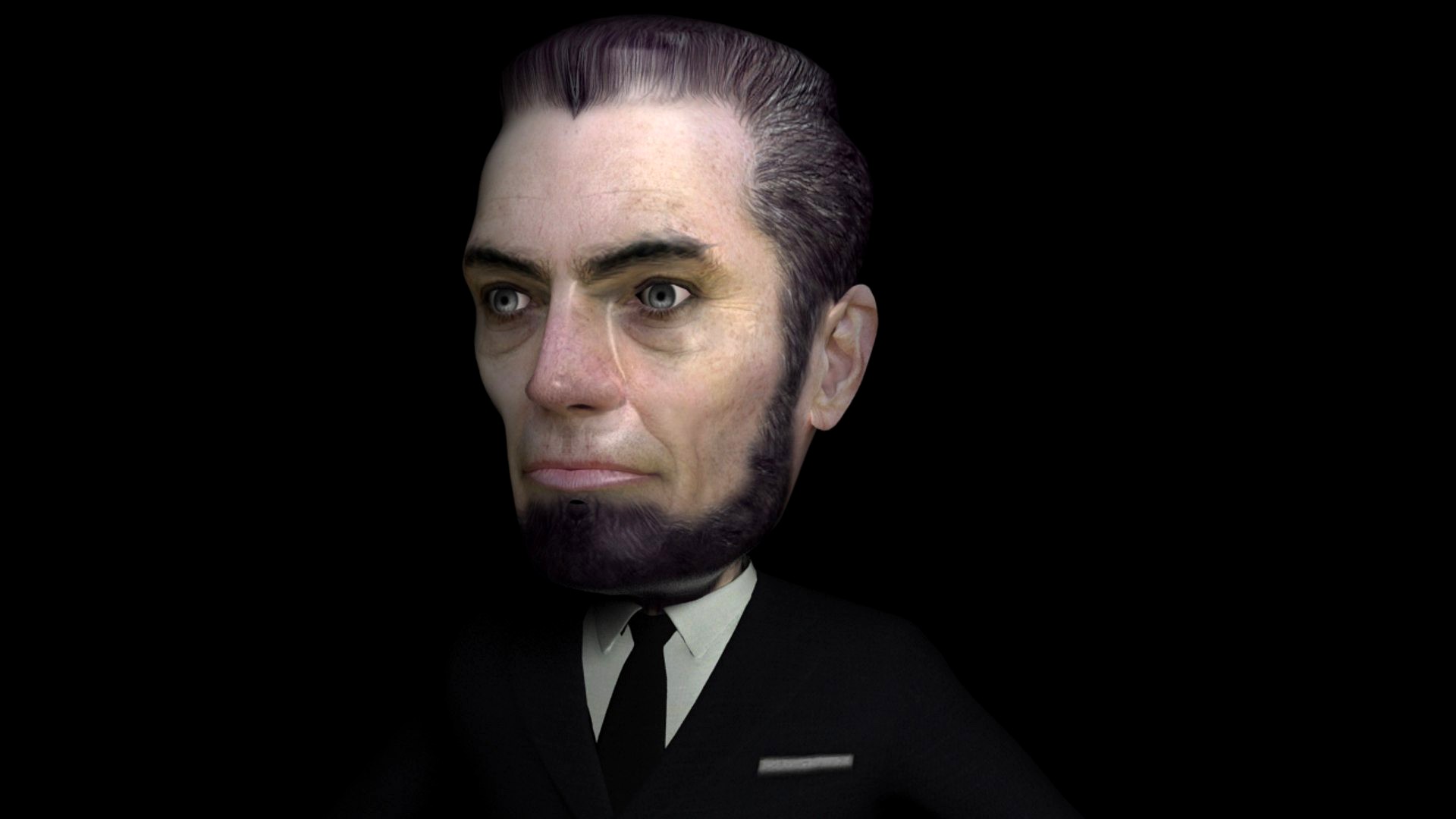 3d Abraham lincoln Model