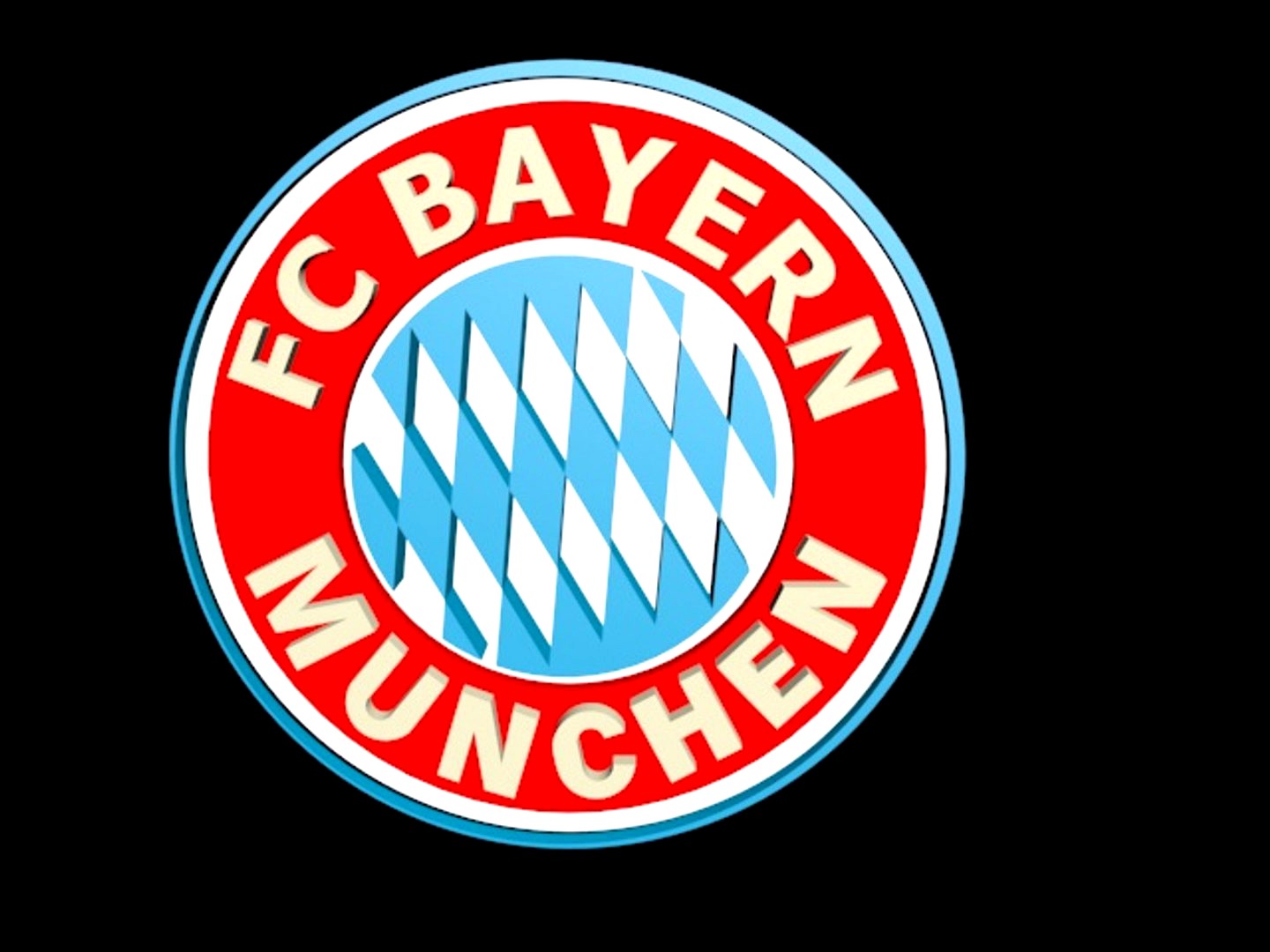 Bayern muenchen 3d logo or badge