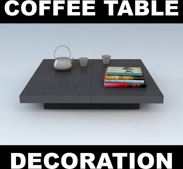 Coffee Table 2 3D Model