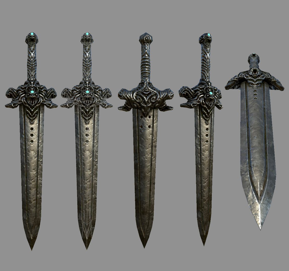 Devil Sword Lowpoly