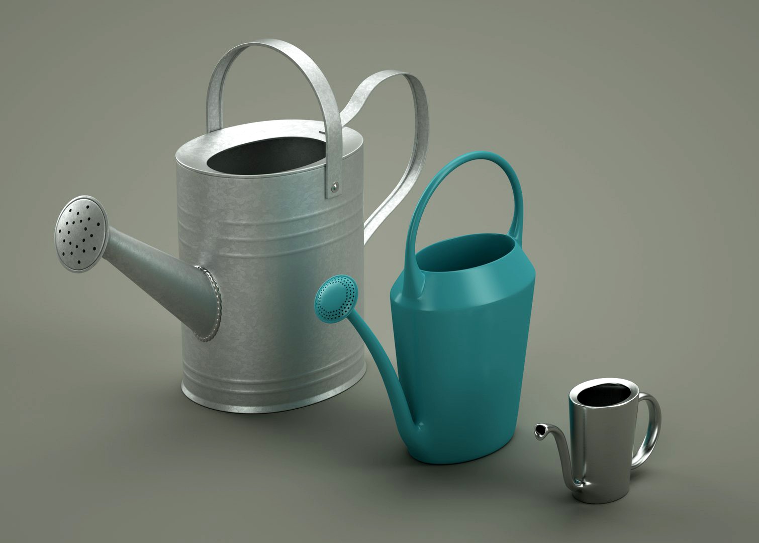 watering cans
