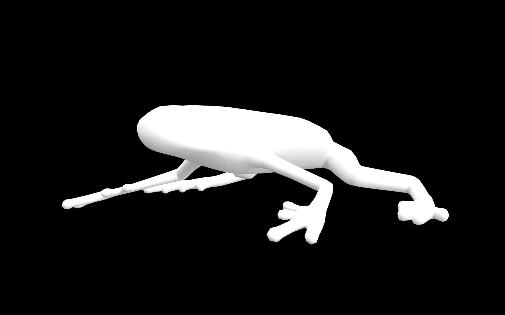 Malabar Tree Toad Base Model