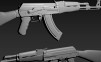AK47 highpoly 3D Model