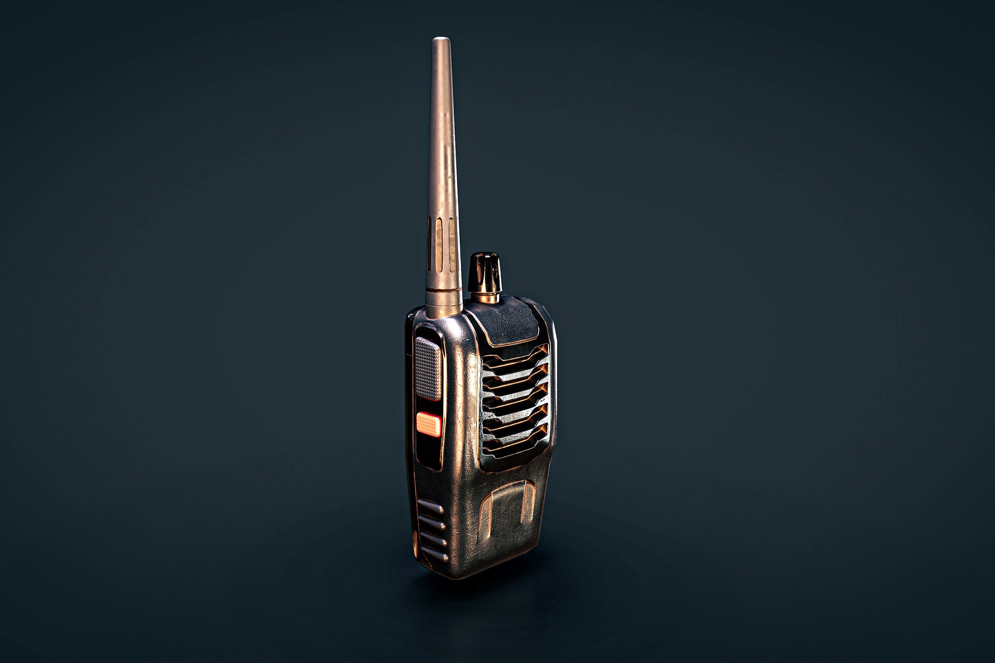 Walkie Talkie 3D Model Game Ready Low Poly