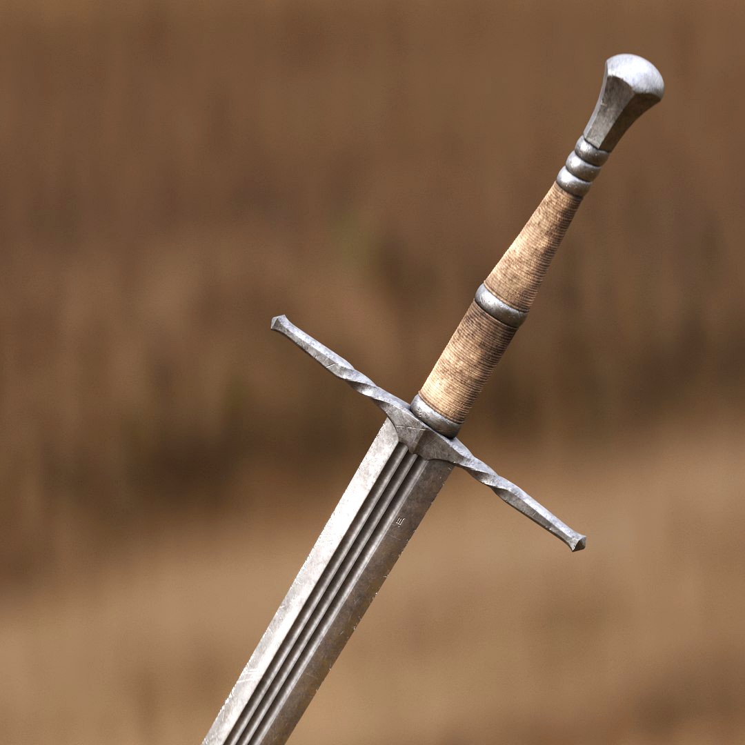 Medieval Sword for Games and Cinematics 04