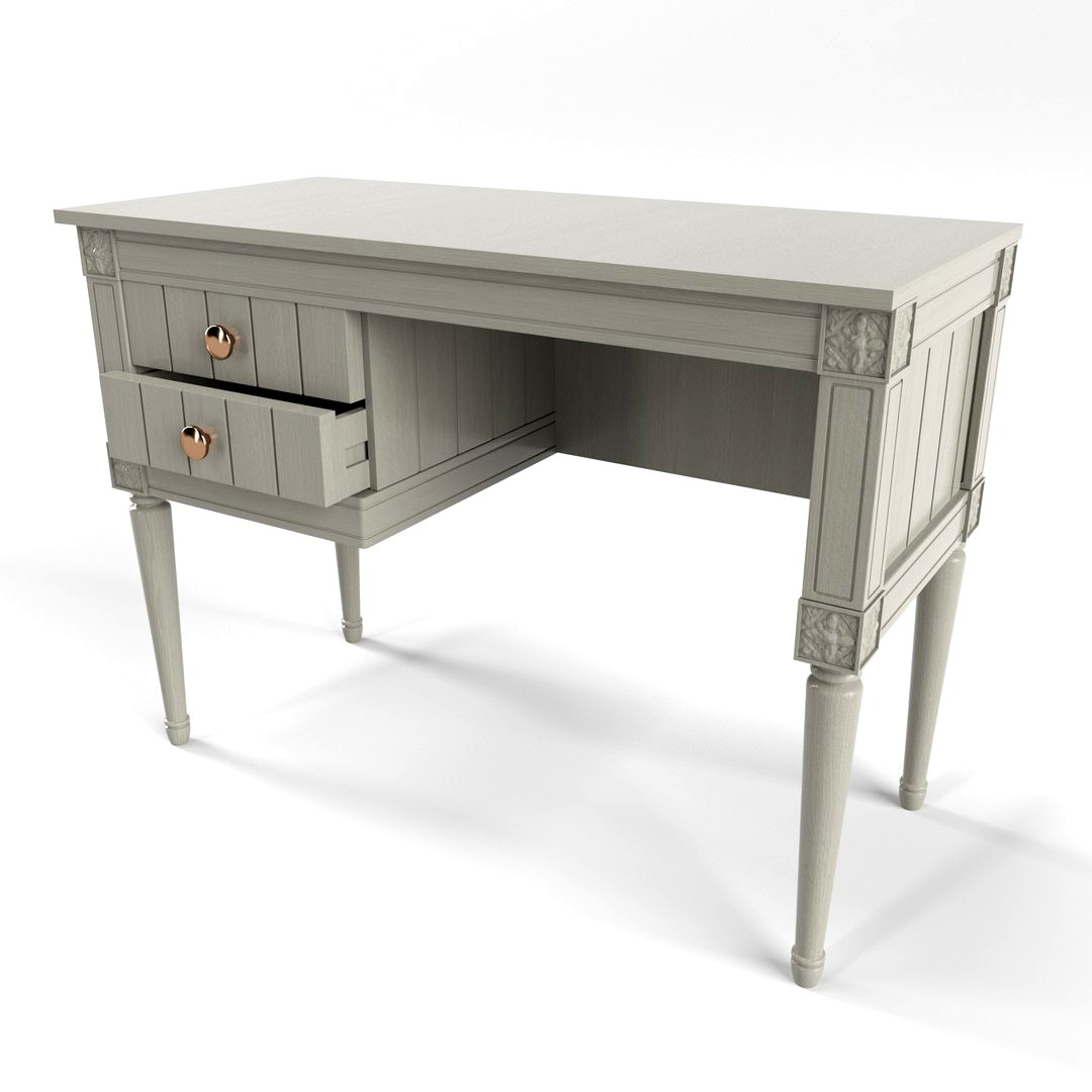 Bourbon Vintage Compact Desk Grey