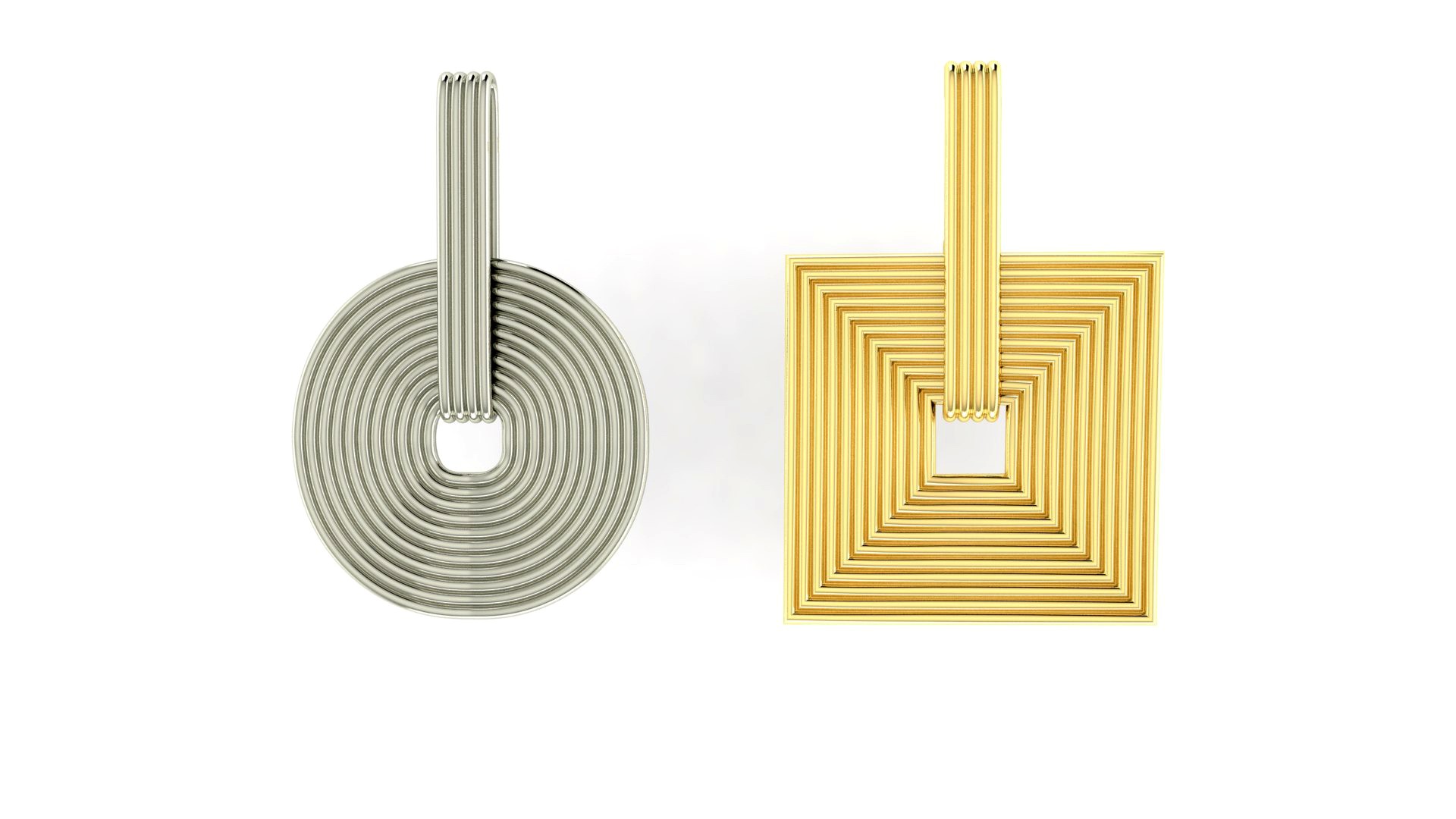 Sunny day pedants and earrings set